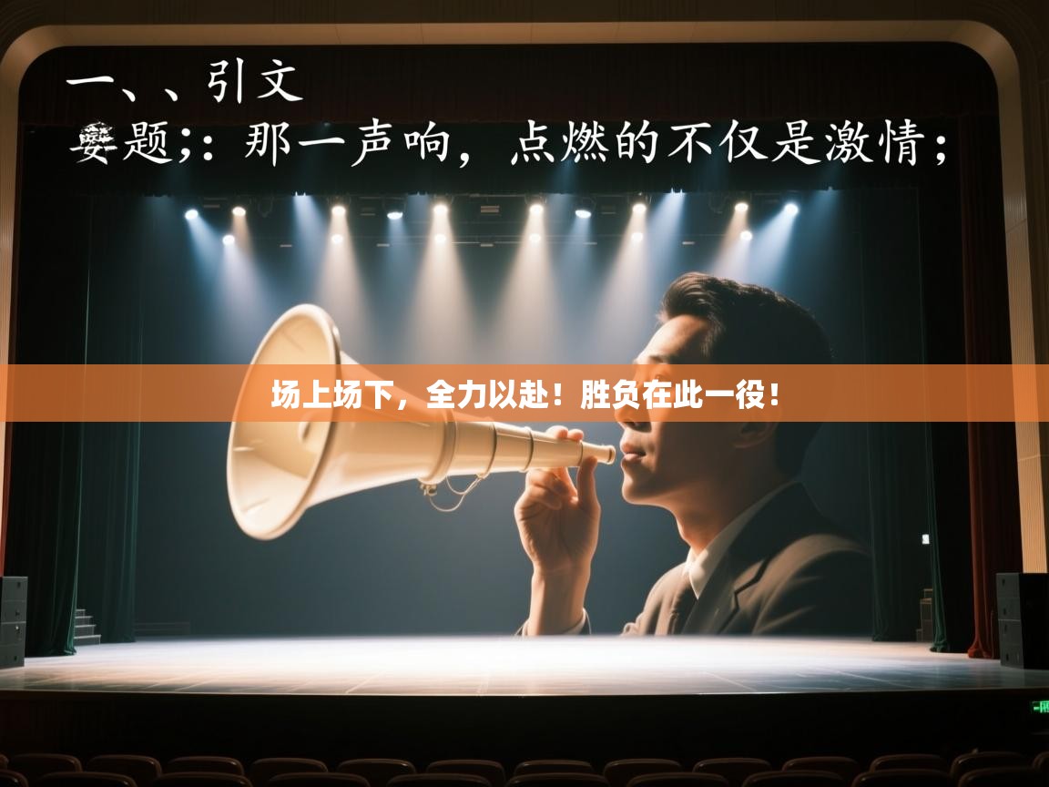 场上场下,全力以赴!胜负在此一役! 第2张